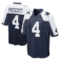 tocy D.Cowboys #4 Dak Prescott Player Navy-White Alternate Home Game Stitched Jerseys