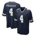 tocy D.Cowboys #4 Dak Prescott Player Navy Home Game Stitched Jerseys
