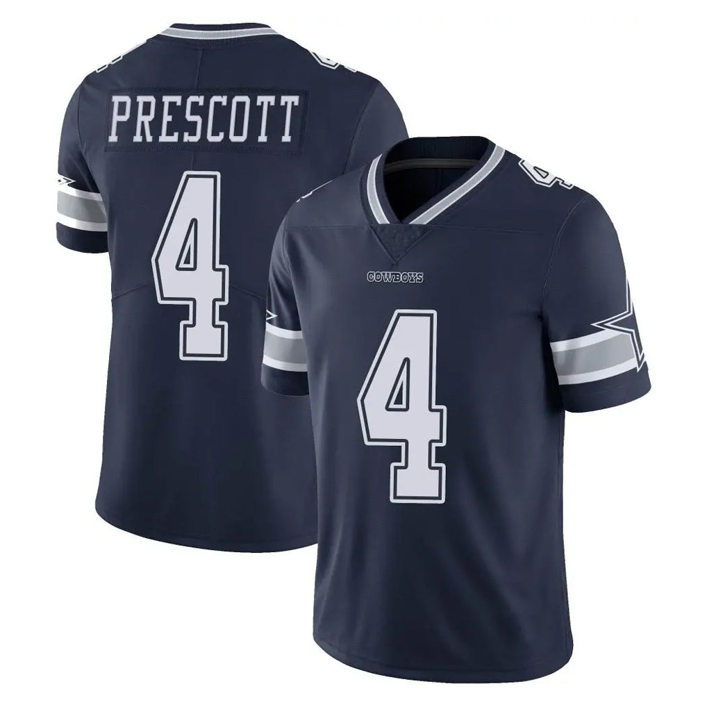 tocy D.Cowboys #4 Dak Prescott Player Navy Vapor Untouchable Limited Home Game Stitched Jerseys