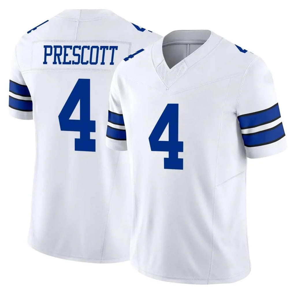 tocy D.Cowboys #4 Dak Prescott Player White Limited Vapor F.U.S.E. Home Game Stitched Jerseys