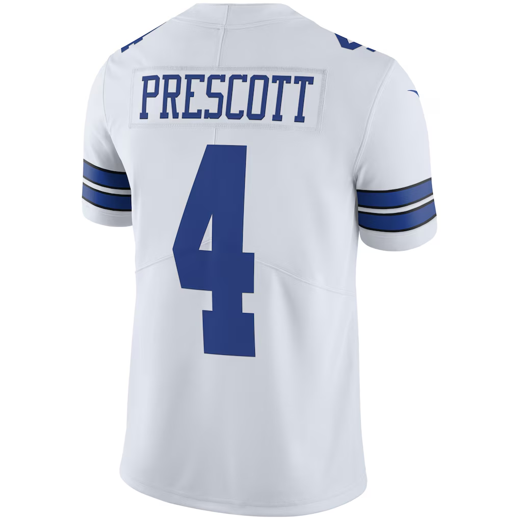 tocy D.Cowboys #4 Dak Prescott White Vapor Limited Player Stitched Jerseys