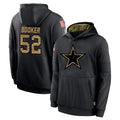 tocy D.Cowboys #52 Tyler Booker Player Black Salute to Service Pullover Hoodies Limited Stitched Jerseys