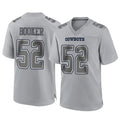 tocy D.Cowboys #52 Tyler Booker Player Gray Atmosphere Fashion Home Game Stitched Jerseys