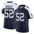 tocy D.Cowboys #52 Tyler Booker Player Navy-White Limited Alternate Vapor F.U.S.E. Home Game Stitched Jerseys
