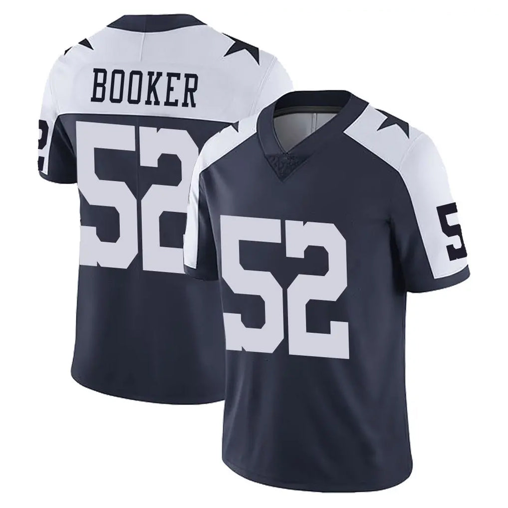 tocy D.Cowboys #52 Tyler Booker Player Navy-White Limited Alternate Vapor Untouchable Home Game Stitched Jerseys