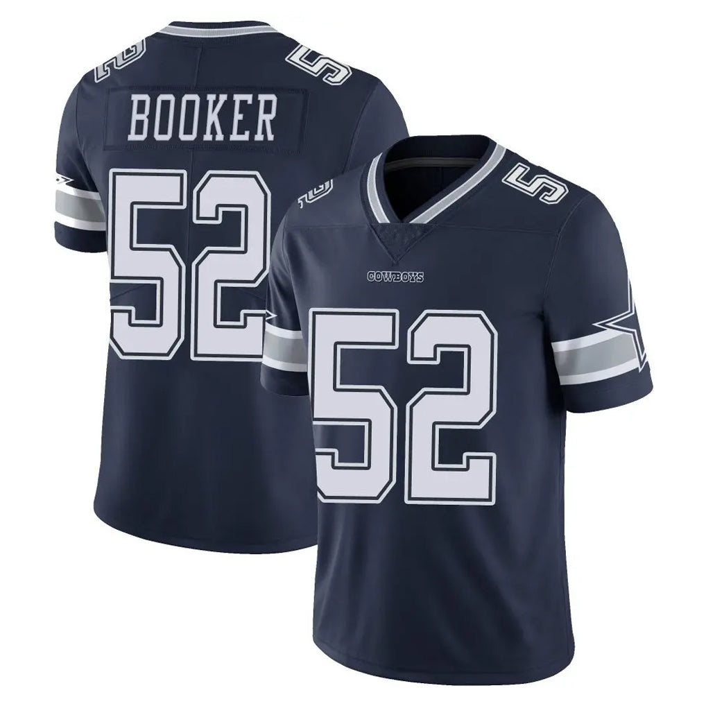 tocy D.Cowboys #52 Tyler Booker Player Navy Vapor Untouchable Limited Home Game Stitched Jerseys