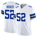 tocy D.Cowboys #52 Tyler Booker Player White Limited Vapor F.U.S.E. Home Game Stitched Jerseys