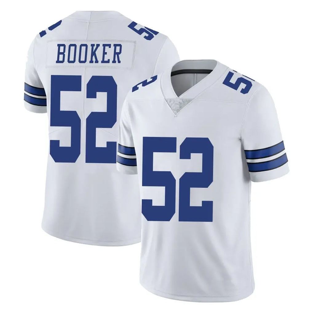 tocy D.Cowboys #52 Tyler Booker Player White Vapor Untouchable Limited Home Game Stitched Jerseys