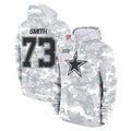 tocy D.Cowboys #73 Tyler Smith Player Arctic Camo Salute to Service Hoodies Limited Game Stitched Jerseys