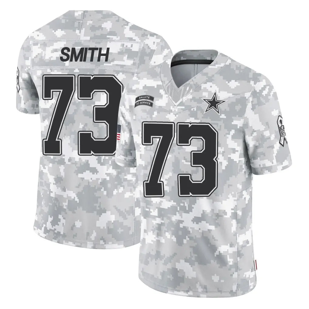 tocy D.Cowboys #73 Tyler Smith Player Arctic Camo Salute to Service Limited Home Game Stitched Jerseys