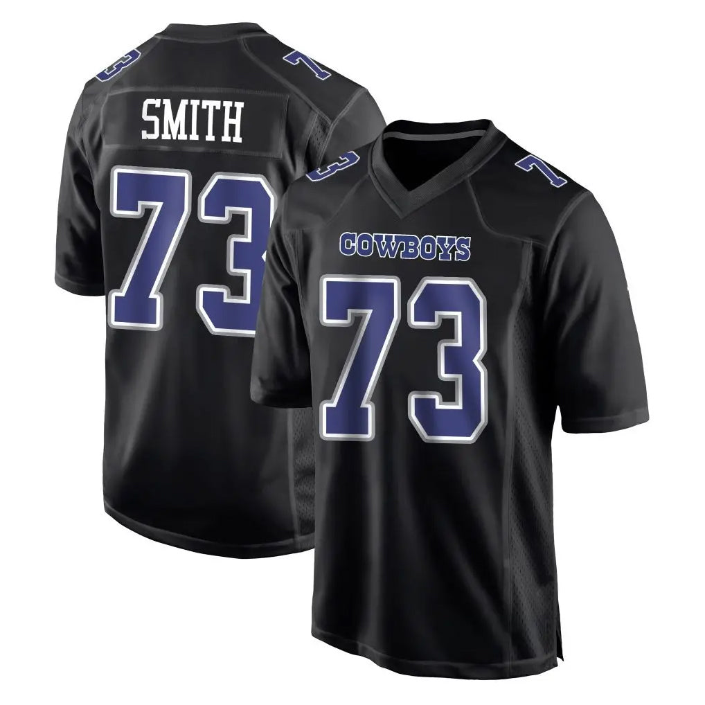 tocy D.Cowboys #73 Tyler Smith Player Carbon Black Fashion Home Game Stitched Jerseys