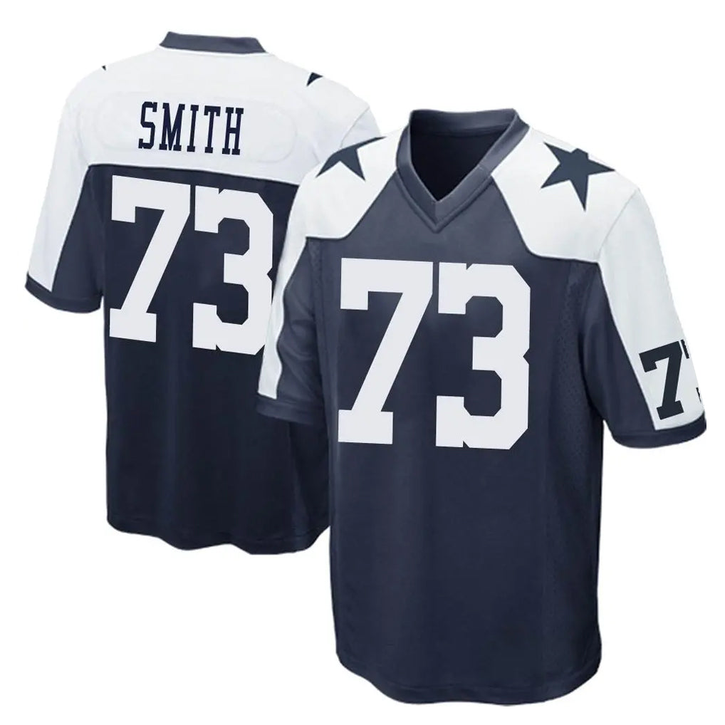 tocy D.Cowboys #73 Tyler Smith Player Navy-White Alternate Home Game Stitched Jerseys