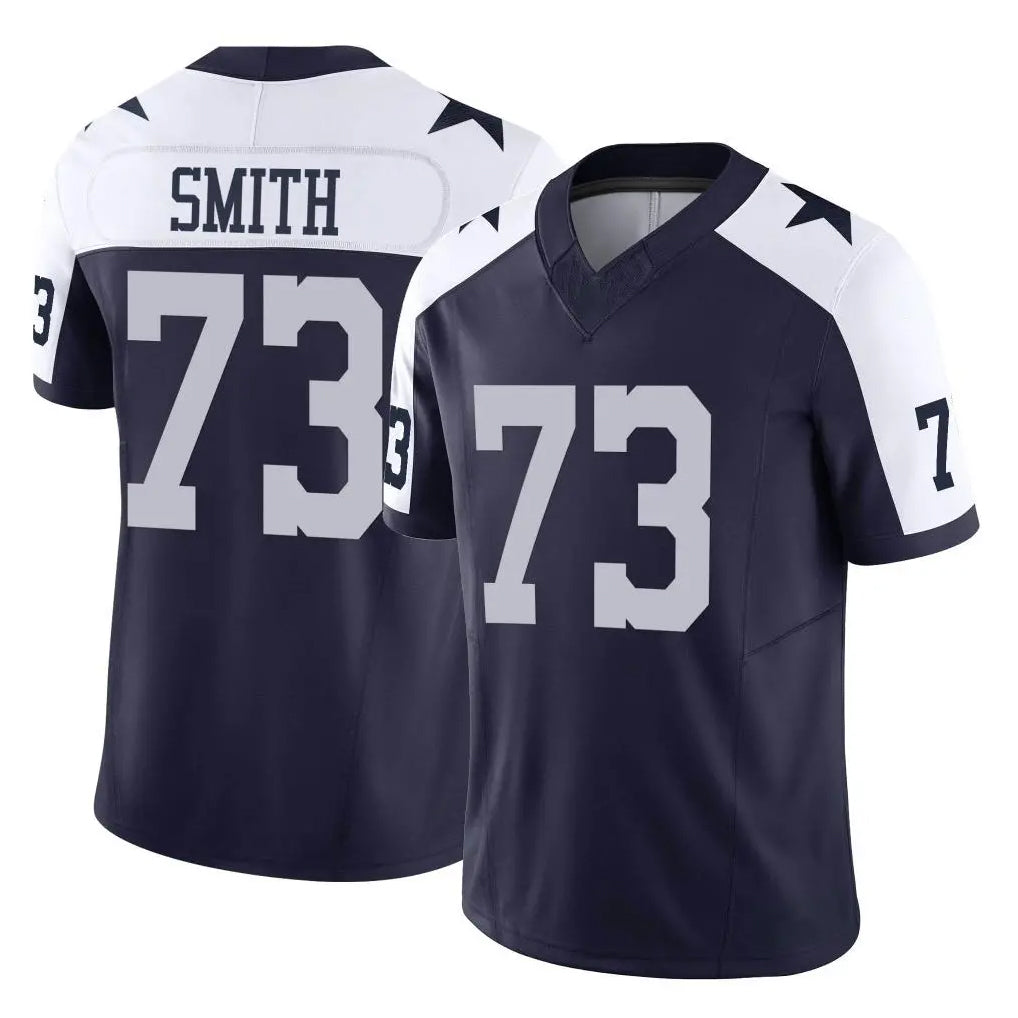 tocy D.Cowboys #73 Tyler Smith Player Navy-White Limited Alternate Vapor F.U.S.E. Home Game Stitched Jerseys