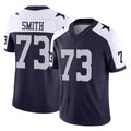 tocy D.Cowboys #73 Tyler Smith Player Navy-White Limited Alternate Vapor F.U.S.E. Home Game Stitched Jerseys