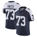 tocy D.Cowboys #73 Tyler Smith Player Navy-White Limited Alternate Vapor Untouchable Home Game Stitched Jerseys