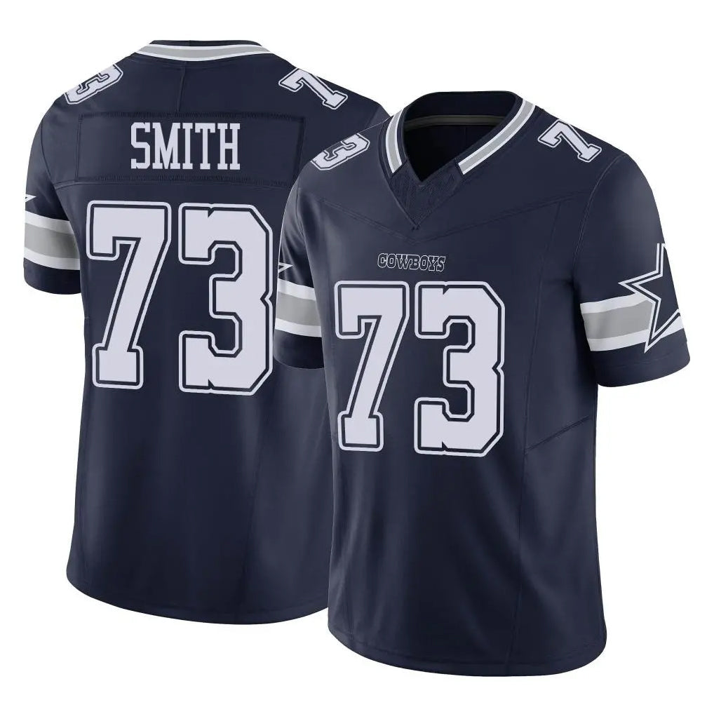 tocy D.Cowboys #73 Tyler Smith Player Navy Limited Vapor F.U.S.E. Home Game Stitched Jerseys