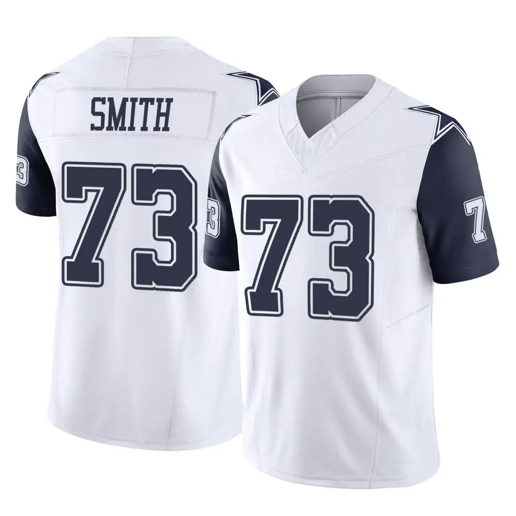 tocy D.Cowboys #73 Tyler Smith Player White-Navy Limited Vapor F.U.S.E. Home Game Stitched Jerseys