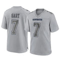 tocy D.Cowboys #7 Rashan Gary Player Gray Atmosphere Fashion Home Game Stitched Jerseys