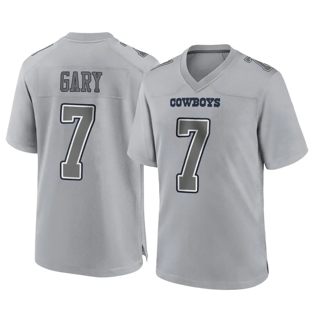 tocy D.Cowboys #7 Rashan Gary Player Gray Atmosphere Fashion Home Game Stitched Jerseys