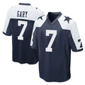 tocy D.Cowboys #7 Rashan Gary Player Navy-White Alternate Home Game Stitched Jerseys