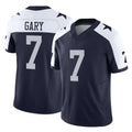 tocy D.Cowboys #7 Rashan Gary Player Navy-White Limited Alternate Vapor F.U.S.E. Home Game Stitched Jerseys