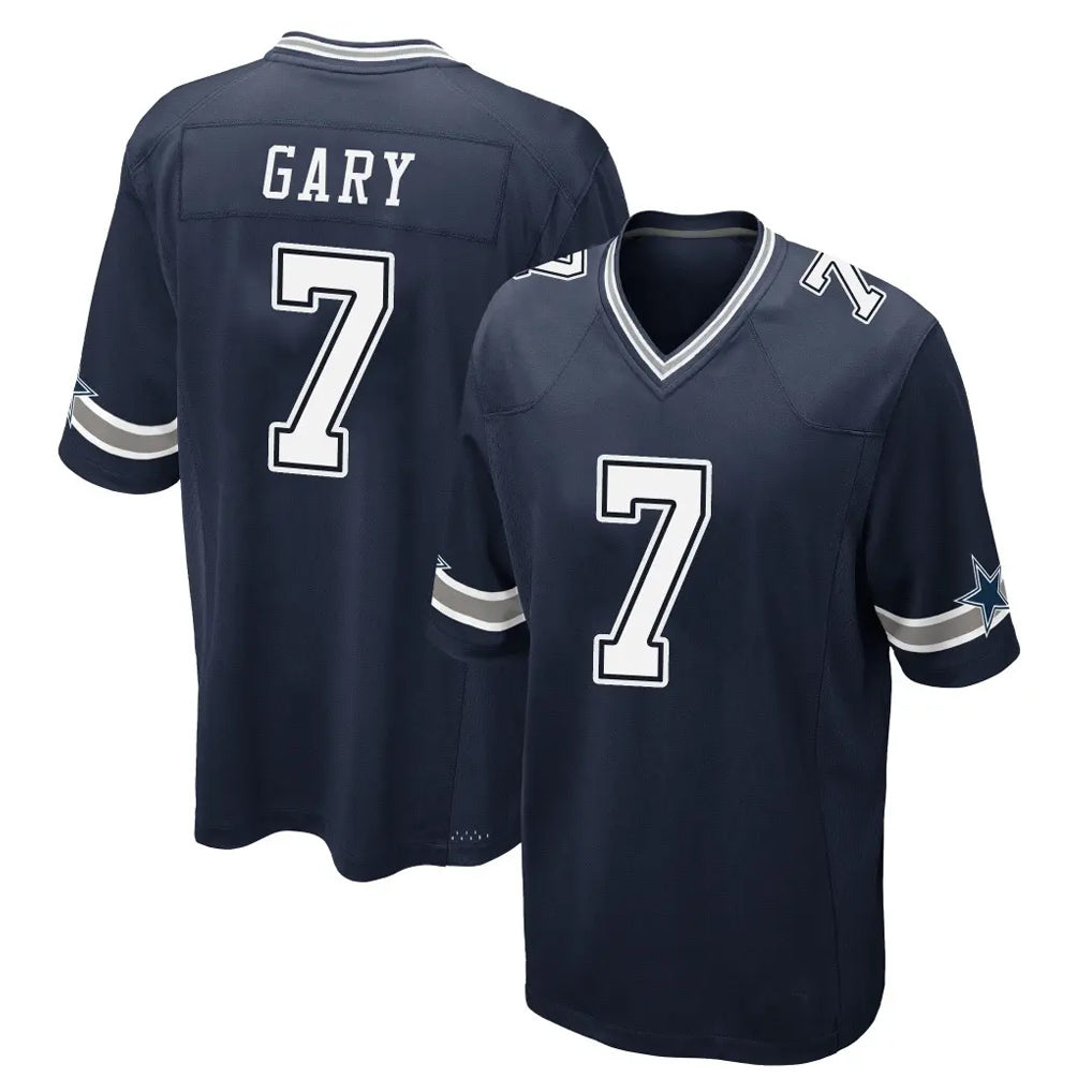 tocy D.Cowboys #7 Rashan Gary Player Navy Home Game Stitched Jerseys