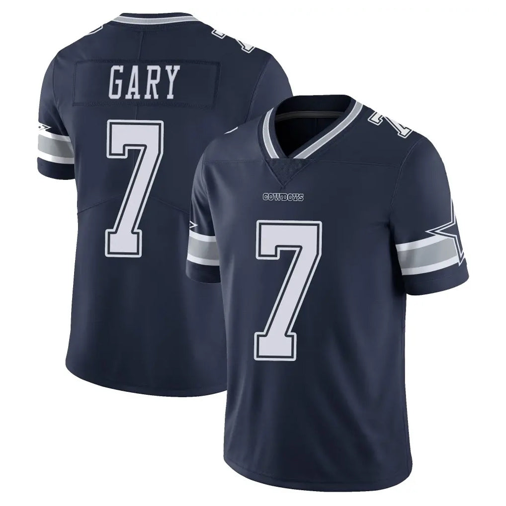 tocy D.Cowboys #7 Rashan Gary Player Navy Vapor Untouchable Limited Home Game Stitched Jerseys