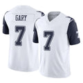 tocy D.Cowboys #7 Rashan Gary Player White-Navy Limited Vapor F.U.S.E. Home Game Stitched Jerseys