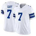tocy D.Cowboys #7 Rashan Gary Player White Limited Vapor F.U.S.E. Home Game Stitched Jerseys