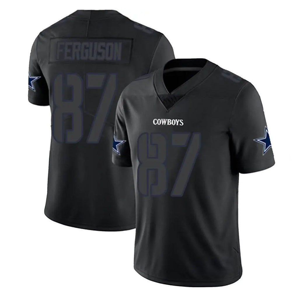 tocy D.Cowboys #87 Jake Ferguson Player Black Impact Limited Home Game Stitched Jerseys