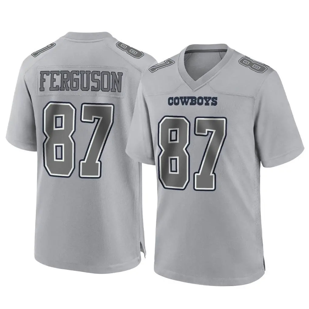 tocy D.Cowboys #87 Jake Ferguson Player Gray Atmosphere Fashion Home Game Stitched Jerseys