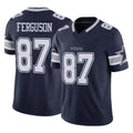 tocy D.Cowboys #87 Jake Ferguson Player Navy Limited Vapor F.U.S.E. Home Game Stitched Jerseys