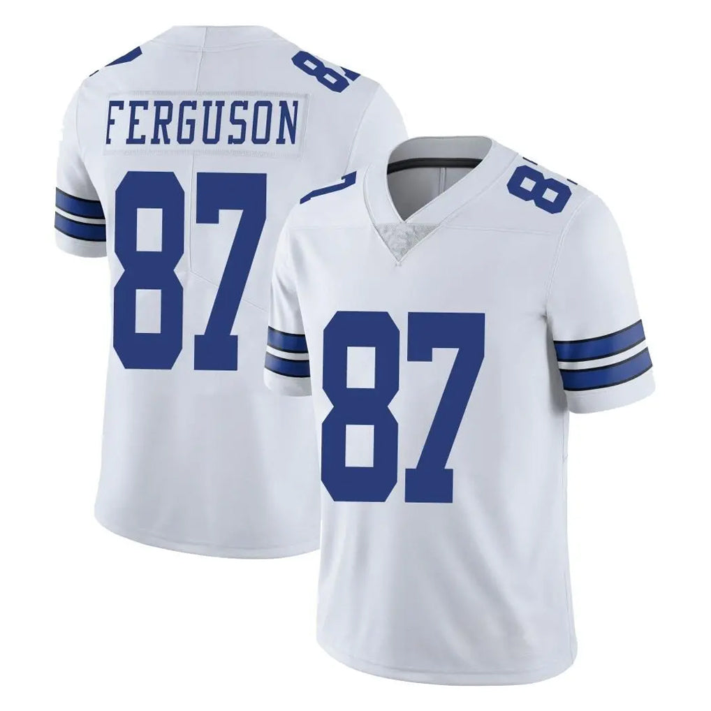 tocy D.Cowboys #87 Jake Ferguson Player White Vapor Untouchable Limited Home Game Stitched Jerseys