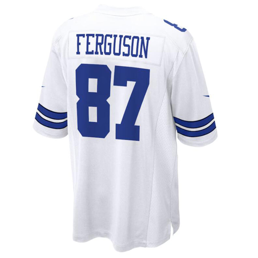 tocy D.Cowboys #87 Jake Ferguson White Game Jersey American Stitched Jersey