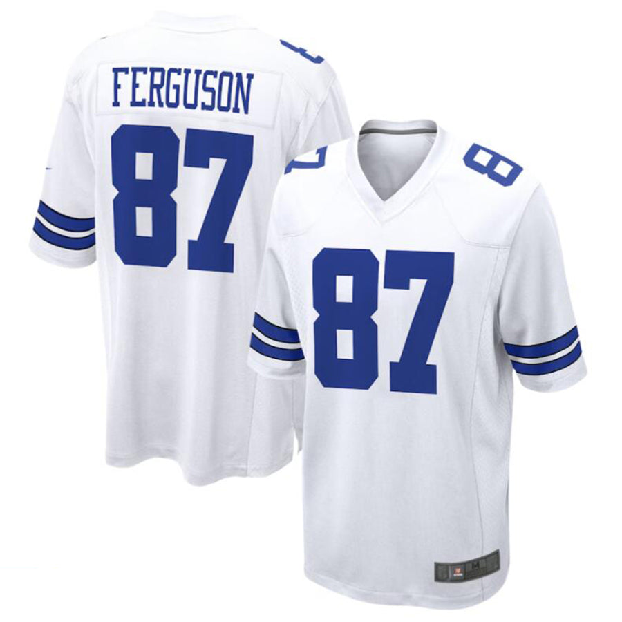 tocy D.Cowboys #87 Jake Ferguson White Game Jersey American Stitched Jerseys