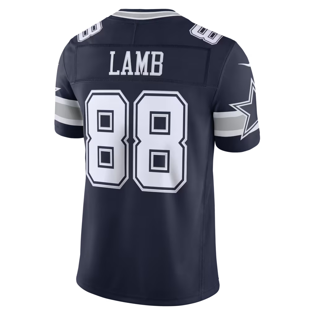 tocy D.Cowboys #88 CeeDee Lamb Navy Team Vapor F.U.S.E. Stitched Limited Stitched Jerseys