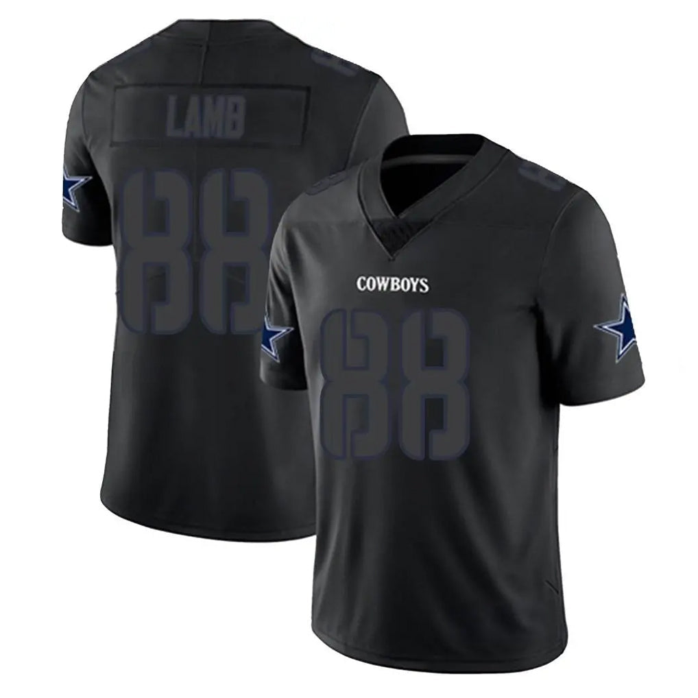 tocy D.Cowboys #88 CeeDee Lamb Player Black Impact Limited Home Game Stitched Jerseys