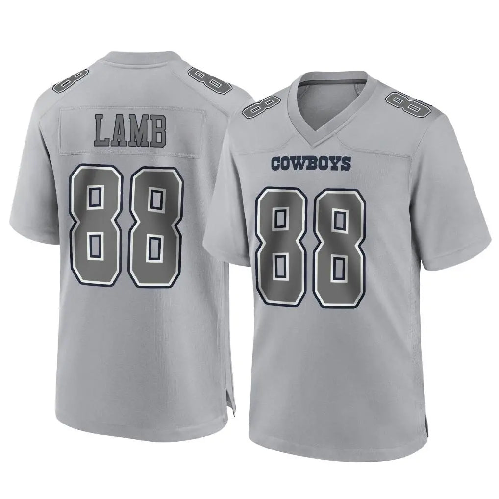 tocy D.Cowboys #88 CeeDee Lamb Player Gray Atmosphere Fashion Home Game Stitched Jerseys