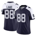 tocy D.Cowboys #88 CeeDee Lamb Player Navy-White Limited Alternate Vapor F.U.S.E. Home Game Stitched Jerseys