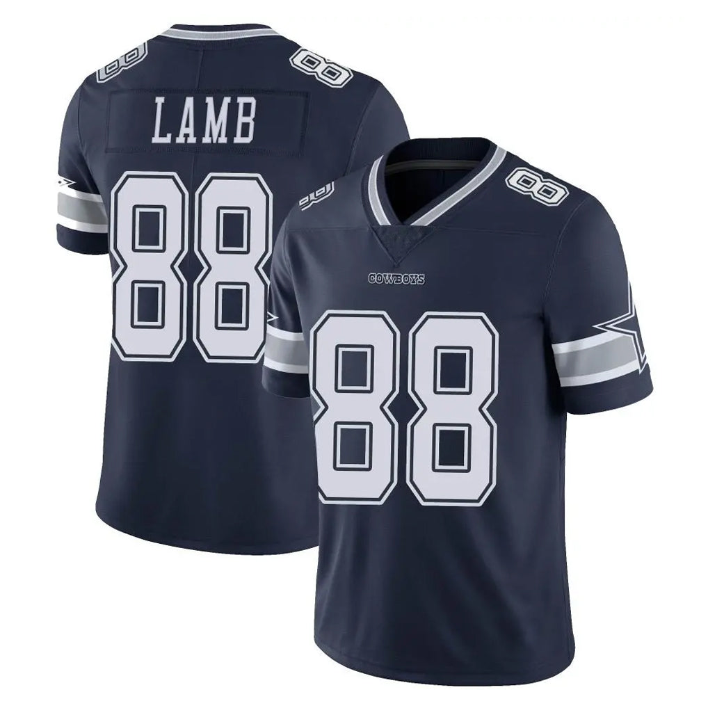 tocy D.Cowboys #88 CeeDee Lamb Player Navy Vapor Untouchable Limited Home Game Stitched Jerseys