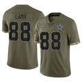 tocy D.Cowboys #88 CeeDee Lamb Player Olive Salute to Service Limited Game Stitched Jerseys