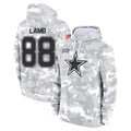 tocy D.Cowboys #88 CeeDee Lamb Player Salute to Service Hoodies Game Stitched Jerseys