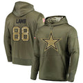 tocy D.Cowboys #88 CeeDee Lamb Player Salute to Service Pullover Hoodie Game Stitched Jerseys