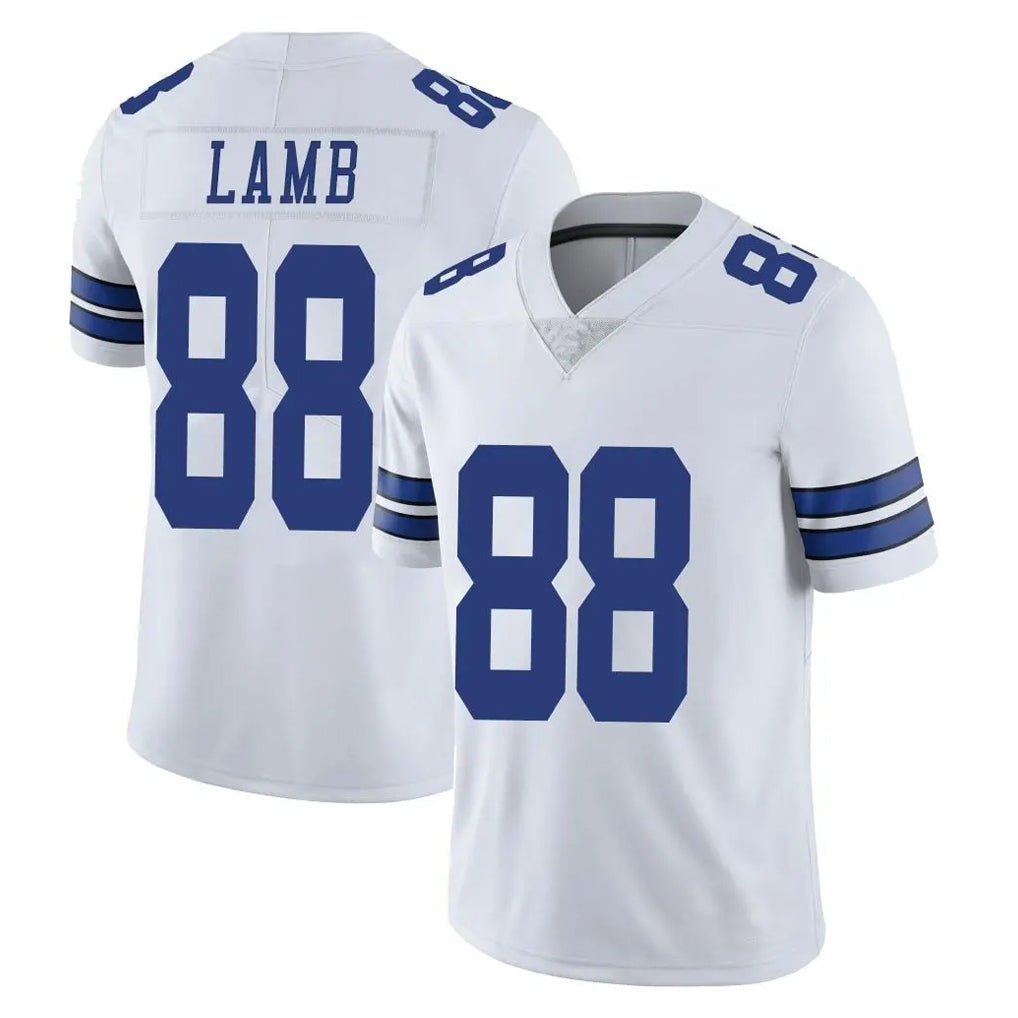 tocy D.Cowboys #88 CeeDee Lamb Player White Vapor Untouchable Limited Home Game Stitched Jerseys