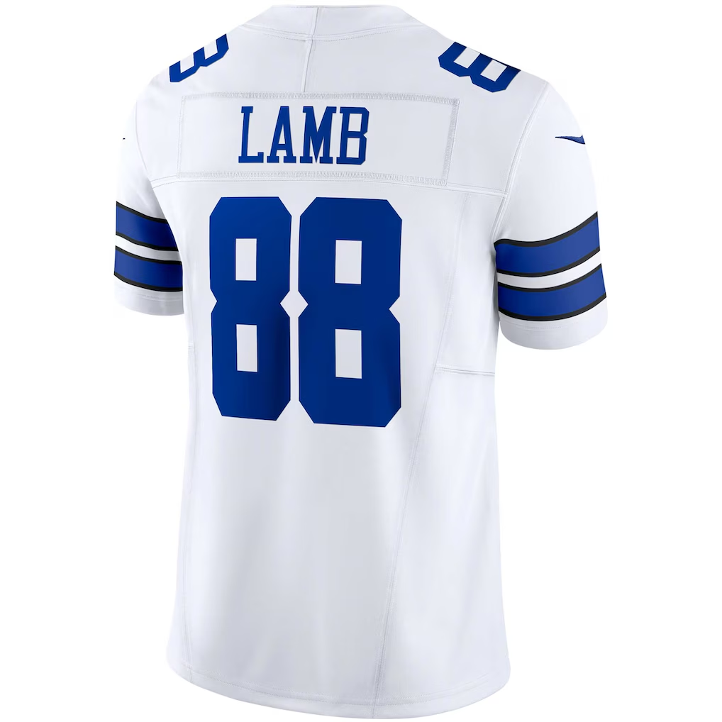 tocy D.Cowboys #88 CeeDee Lamb White Vapor F.U.S.E. Limited Stitched Jerseys