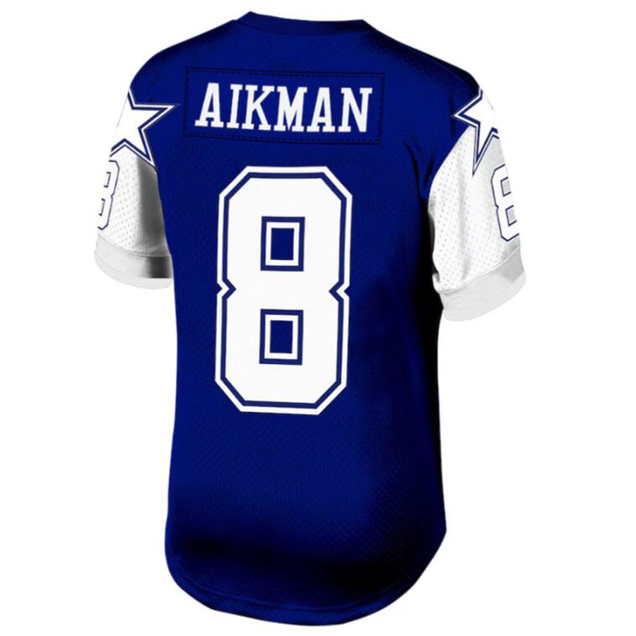 tocy D.Cowboys #8 Troy Aikman Navy Legacy Replica Jersey American Stitched Jersey