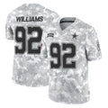 tocy D.Cowboys #92 Quinnen Williams Player Arctic Camo Salute to Service Limited Home Game Stitched Jerseys
