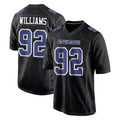 tocy D.Cowboys #92 Quinnen Williams Player Carbon Black Fashion Home Game Stitched Jerseys
