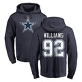 tocy D.Cowboys #92 Quinnen Williams Player Navy Pullover Hoodies Limited Stitched Jerseys