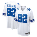 tocy D.Cowboys #92 Quinnen Williams Player White Home Game Stitched Jerseys